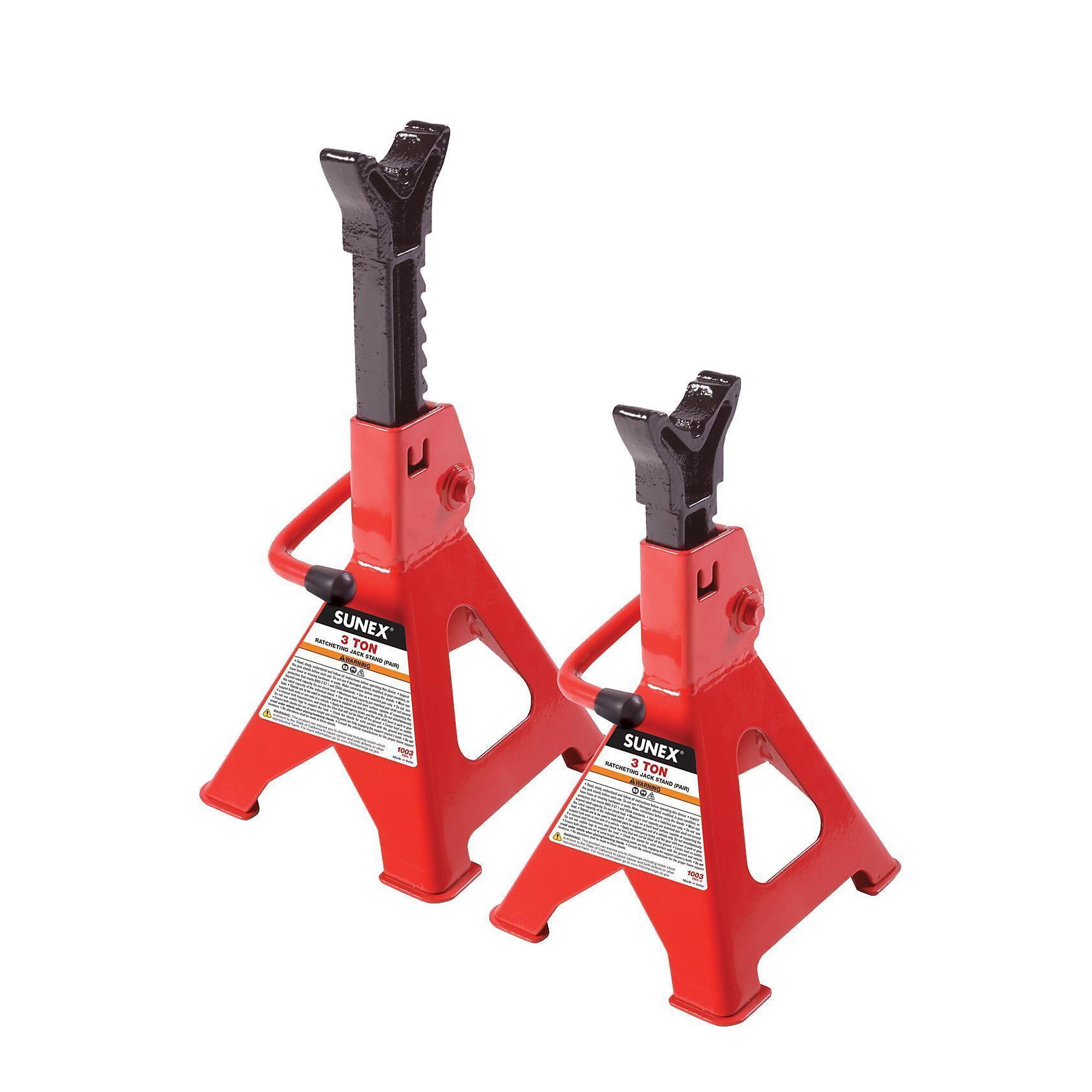 Sunex Tools Jack Stands — 3-Ton Capacity, Pair, Model# 1003C
